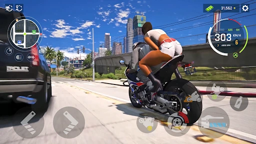 Gameplay screenshot 2 from Driving Motor Racing Simulator - Racing game