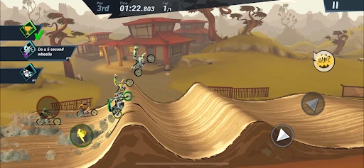 Gameplay screenshot 1 from Mad Skills Motocross 3 - Racing game